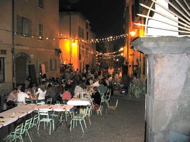 In der gesperrten Dorfstrasse